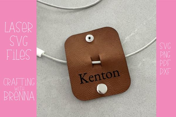 Rectangle Cord Holder Laser SVG File SVG Crafting With Brenna 