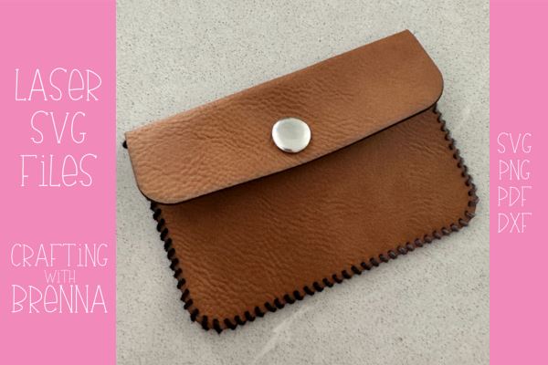 Rectangle Flap Purse Laser SVG File SVG Crafting With Brenna 