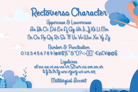 Rectoverso - Retro Script Font studioalmeera 