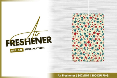 Red and Blue Stars Pattern on Cream Background Textured Illustration Sublimation Regulrcrative 