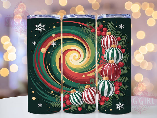 Red and Green Christmas Tie Dye Tumbler, Festive Christmas Wrap, Holiday Tie Dye Sublimation Design, 20oz Christmas Tumbler, Whimsical Holiday Mug, Colorful Christmas Cup, Vibrant Tie Dye Art Sublimation SvggirlplusArt 