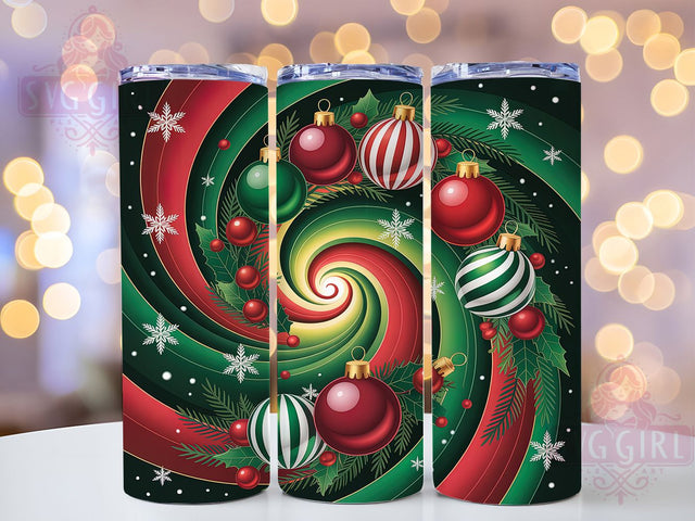Red and Green Christmas Tie Dye Tumbler, Festive Christmas Wrap, Holiday Tie Dye Sublimation Design, 20oz Christmas Tumbler, Whimsical Holiday Mug, Colorful Christmas Cup, Vibrant Tie Dye Art Sublimation SvggirlplusArt 