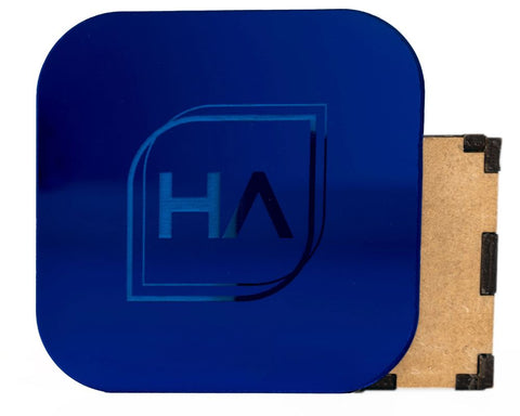 Red and Navy Blue Acrylic Team Bundle | 6 1/8" 12 x19" Sheets Physical Houston Acrylic 