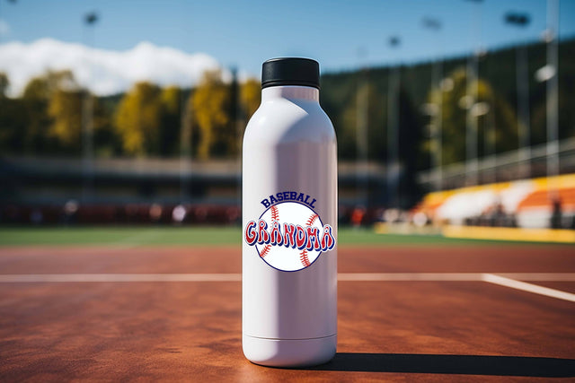 Red and Navy Glitter Baseball Grandma SVG So Fontsy Design Shop 