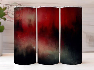 Red Black Tumbler, Abstract Background, 20oz Tumbler Wrap, PNG Sublimation, Bold Colors, Modern Decor, Stylish Tumbler Sublimation Lara' s Designs 