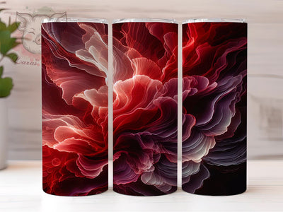 Red Black Tumbler, Abstract Background, 20oz Tumbler Wrap, PNG Sublimation, Bold Colors, Modern Decor, Stylish Tumbler Sublimation Lara' s Designs 