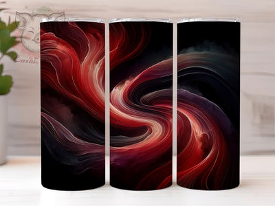 Red Black Tumbler, Abstract Background, 20oz Tumbler Wrap, PNG Sublimation, Bold Colors, Modern Decor, Stylish Tumbler Sublimation Lara' s Designs 