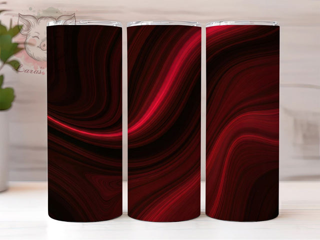 Red Black Tumbler, Sports Colors, 20oz Tumbler Wrap, PNG Sublimation, Athletic Decor, Team Spirit Tumbler, Bold Background Sublimation Lara' s Designs 