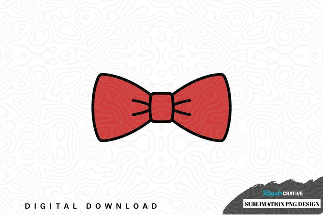 Red bowtie sublimation png design Sublimation Regulrcrative 