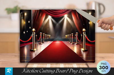 Red Carpet Event with VIP Entrance Night Cutting Board Sublimation Regulrcrative 