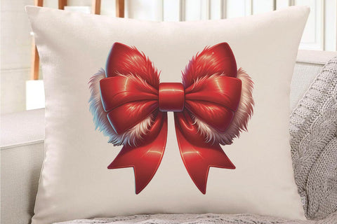 Red Christmas Bow SVG CraftySVGStudio 