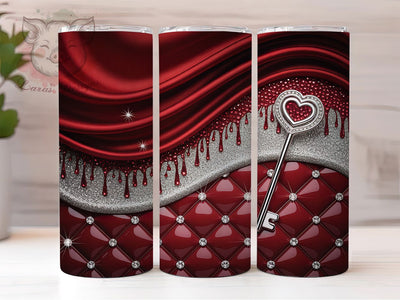 Red Diamond Luxury Glam Tumbler Wrap, Glam Bling, Diamond Theme, Sparkle Style, Bold Design, Elegant Wrap, Sublimation Design Sublimation Lara' s Designs 