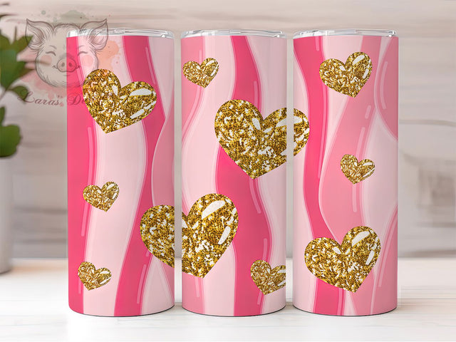 Red Glitter Lips Valentine Tumbler Wrap, Valentines Day, Romantic Theme, Sparkling Design, Love Style, Tumbler Wrap, Sublimation Design Sublimation Lara' s Designs 