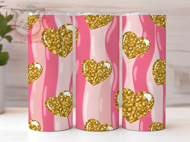 Red Glitter Lips Valentine Tumbler Wrap, Valentines Day, Romantic Theme, Sparkling Design, Love Style, Tumbler Wrap, Sublimation Design Sublimation Lara' s Designs 