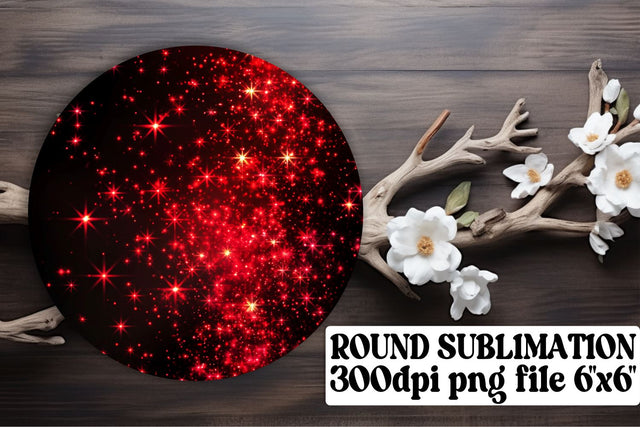 Red Glitter Sublimation: Create Stunning Decor Sublimation afrosvg 
