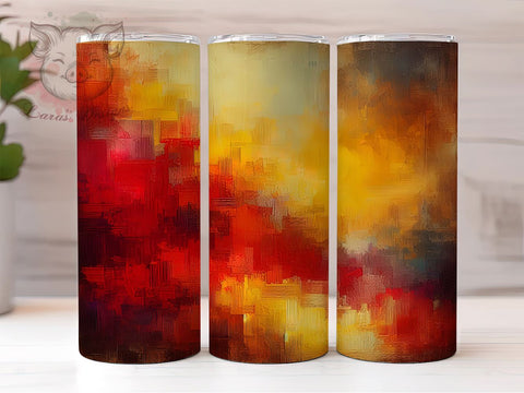 Red Gold Tumbler, Elegant Background, 20oz Tumbler Wrap, PNG Sublimation, Luxurious Colors, Modern Decor, Fashionable Tumbler Sublimation Lara' s Designs 