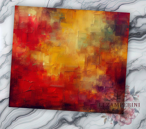 Red Gold Tumbler Wrap, Sports Colors Design, Sublimation 20oz Tumbler, Athletic Drinkware, Team Spirit Wrap, Sports Fan Gift, Colorful Tumbler Art Sublimation Li Zamperini 