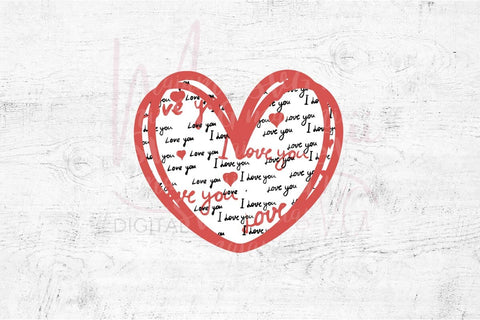 Red Heart Valentine's Day PNG SVG MaiamiiiSVG 