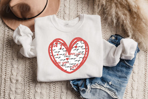 Red Heart Valentine's Day PNG SVG MaiamiiiSVG 