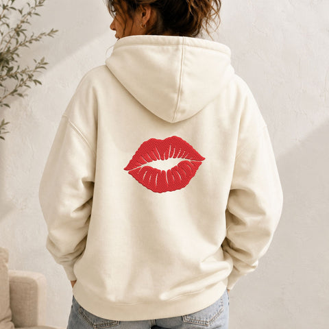 Red Lips Kiss Machine Embroidery Design – Valentine Lipstick Kiss Embroidery File Embroidery/Applique DESIGNS PatternFeed8 