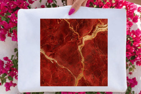 Red Marble Texture Granite Stone Gold Digital Pattern SVGArt 