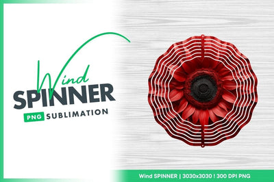 Red Petal Flower With Dark Center Round Sublimation Regulrcrative 