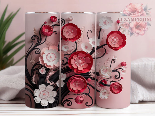 Red Plum Fruit Nature Tumbler, Fruit Sublimation Design, Festive Cup Art, 20oz Plum Tumbler, Whimsical Fruit Mug, Stylish Plum Cup, Cozy Nature Wrap Sublimation Li Zamperini 