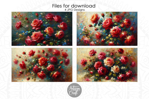 Red rose Frame TV art, Valentine TV art Digital Pattern Artisan Craft SVG 