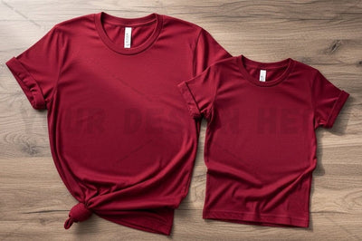 Red t-shirt mockup design Mock Up Photo Regulrcrative 