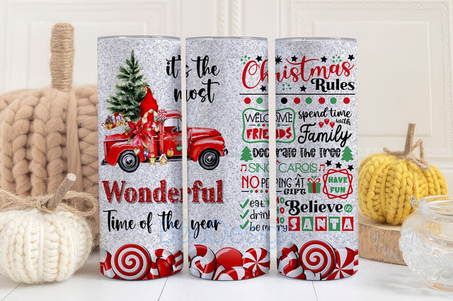 Red Truck Tumbler Wrap Christmas Tumbler Wrap PNG Truck Tumbler Christmas Glitter Tumbler Wrap Plaid Truck Tumbler Sublimation Designs Sublimation BouDesign 