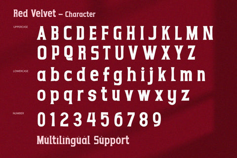 Red Velvet - Serif Font Font Alpaprana Studio 