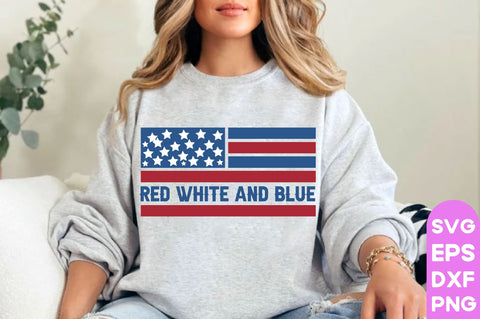 Red white and blue, Patriotic Flag Svg Bundle, American Flag SVG Bundle, July 4th, Patriotic Svg, Fourth Of July,Funny Quote Svg,flag svg,flag PNG, SVG farhad farhad 