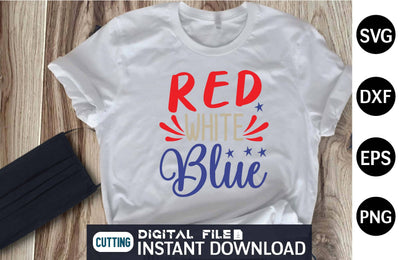 red white and blue svg SVG designer krishna 