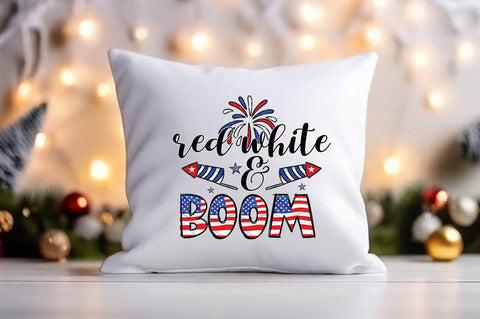 Red white and boom PNG Design Sublimation Designangry 