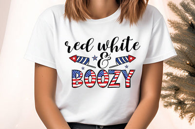 Red white and boozy PNG Design Sublimation Designangry 