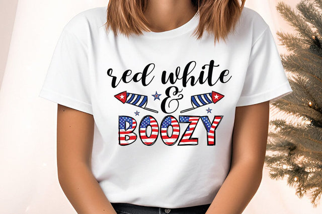 Red white and boozy PNG Design Sublimation Designangry 