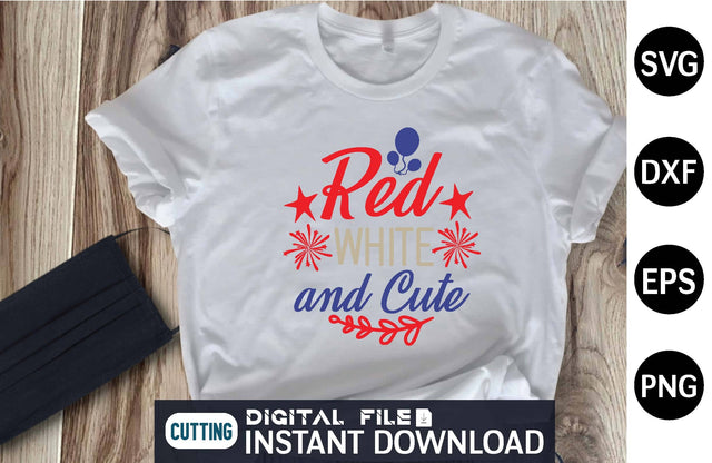 Red White and Cute svg SVG designer krishna 