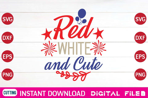 Red White and Cute svg SVG designer krishna 