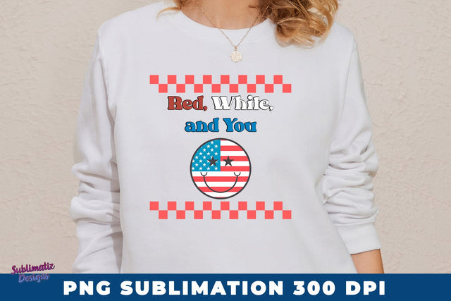 Red White and You PNG Sublimation Sublimation Sublimatiz Designs 