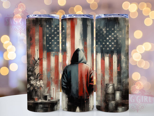 Red White Blue American Flag Tumbler, Patriotic Tumbler Wrap, 4th Of July Sublimation, USA Flag Tumbler Design, Freedom Tumbler PNG, 20oz Sublimation Wrap, Red White Blue Tumbler Sublimation SvggirlplusArt 