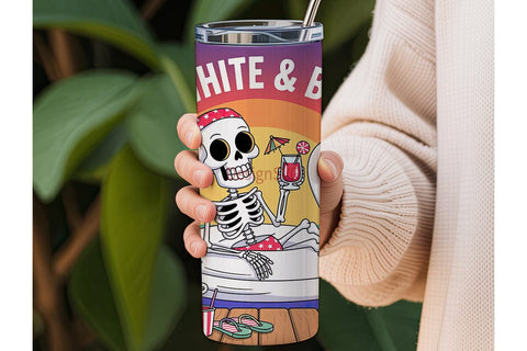 Red, White & Boujee 20oz Tumbler Wrap Sublimation DesignSVG 