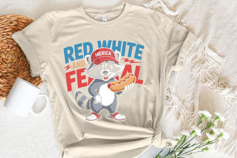 Red White Merica And Feral SVG Angelina750 