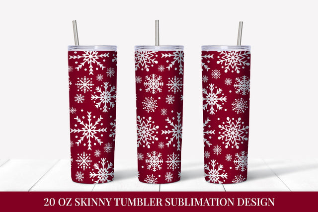 Red winter tumbler sublimation wrap. Christmas tumbler Sublimation LaBelezoka 