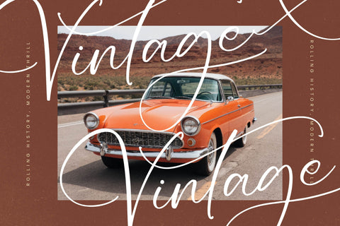 Redianta Brighters - Beauty Calligraphy Font Font Letterena Studios 