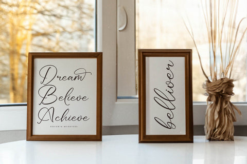 Redianta Brighters - Beauty Calligraphy Font Font Letterena Studios 