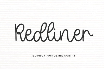 Redliner Font Abo Daniel Studio 