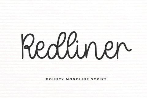 Redliner Font Abo Daniel Studio 