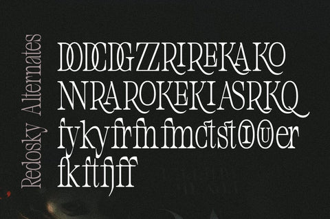 Redosky Font gatype 