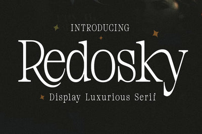 Redosky Font gatype 