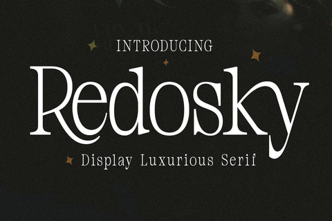 Redosky Font gatype 